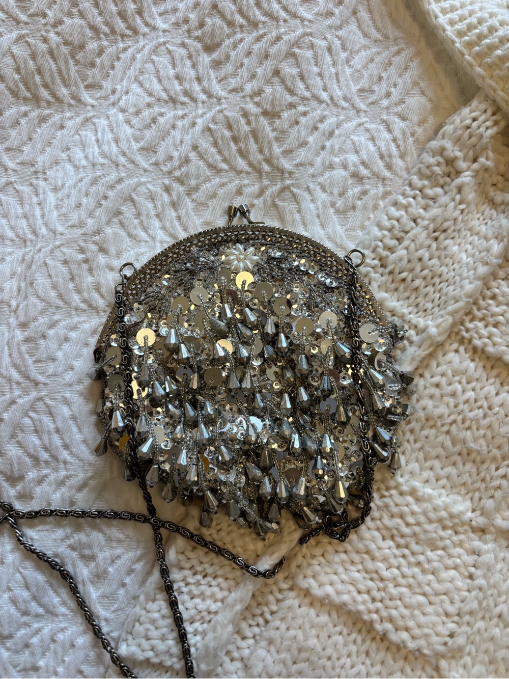 Beaded Crossbody Bag